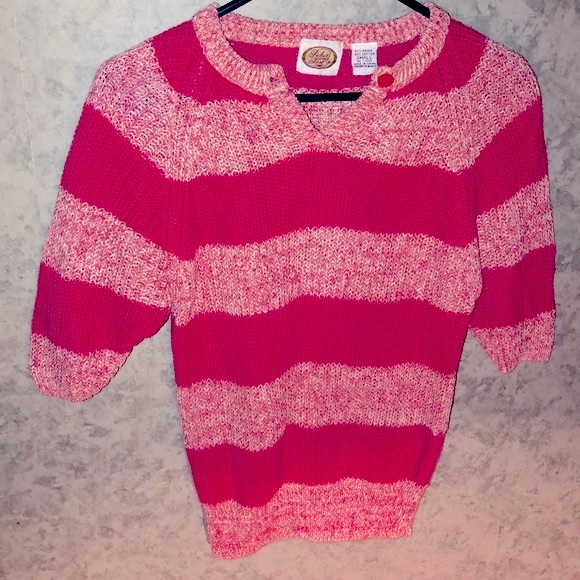 Vintage Picket & Post Knit 3/4 Sleeve Sweater - Picture 5 of 9